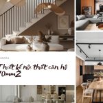 thiết kế nội thất căn hộ 70m²